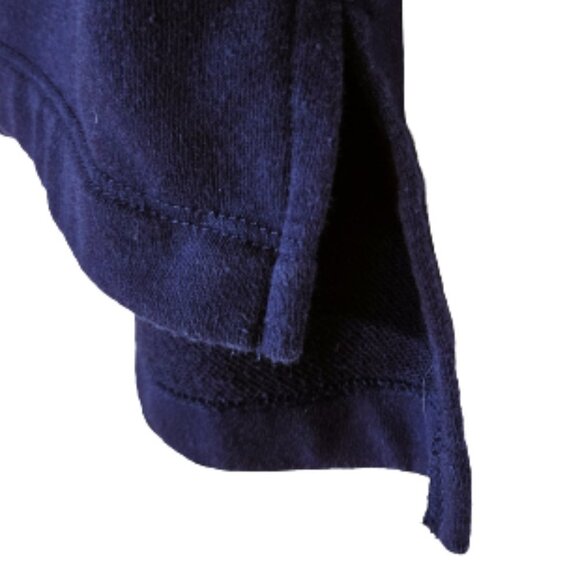 Old Navy Dk Blue 3/4 Sleeve Crochet Embellished Top - XL - Picture 7 of 8